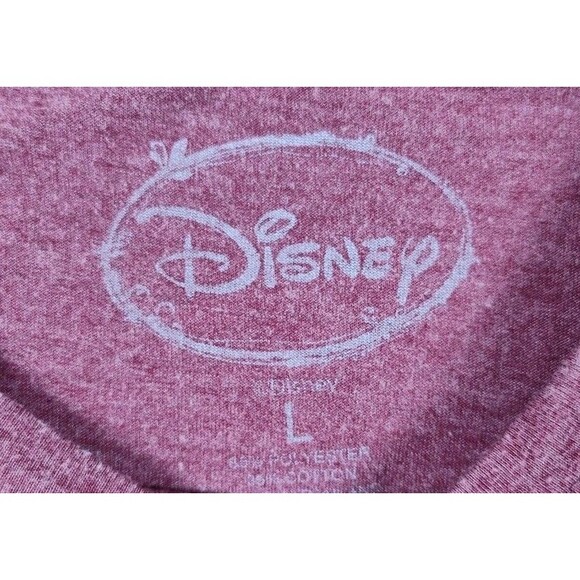 Disney Mickey Outline  T-shirt Women's Size L Purple Short Sleeve Mickey Mouse - Picture 6 of 10
